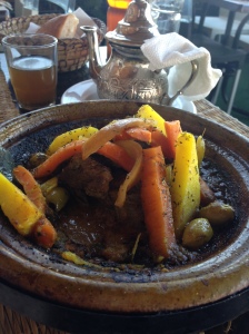 Beef and vegetable Tagine